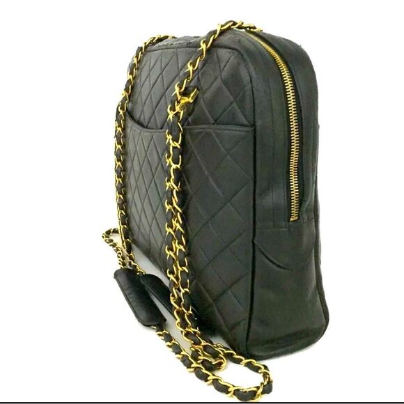 Vintage Chanel Quilted Matelasse Shoulder Bag - Picture 4 of 15